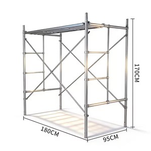 Système d'<span class=keywords><strong>échafaudage</strong></span> en acier de type passage, échelle de construction galvanisée, <span class=keywords><strong>échafaudage</strong></span> à cadre de <span class=keywords><strong>maçon</strong></span> pour usage extérieur en hôtel, haute performance - Product Image 2