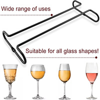Porte-verres à vin en fer robuste et durable de haute qualité personnalisé pour les fêtes modernes avec des supports pour seau à glace en plastique pour un usage domestique