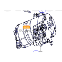 Compresseur de climatisation pour MERCEDES-BENZ GLE 500 E 4MATIC 2016 GLE-SPORT UTILITY VEHICLE OEM A0032306611