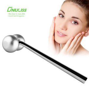 Venta al por mayor 2 en 1 Face <span class=keywords><strong>Sculptor</strong></span> Face Scrubber Metal Face Massage Roller Masajeador <span class=keywords><strong>facial</strong></span> - Product Image 3