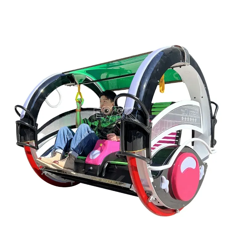Электрический автомобиль на колесиках для двойных игроков, аттракционы в парке развлечений, 360 градусов, Leswing Happy, новый
