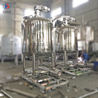 Cuve de mélange électrique en acier inoxydable de qualité alimentaire avec agitateur pour le traitement des jus, du lait et des boissons