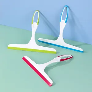 Limpiaparabrisas de vidrio de ventana con hoja de silicona, soporte para limpiador de espejo, escobilla de ducha de vidrio para coche, limpieza del hogar, raspador de baño - Product Image 1