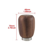Pommeau de levier de vitesse universel en bois de noyer massif pour voiture manuelle, accessoires de modification intérieure automobile