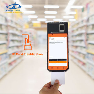 HFSecurity FP09 Android 11 Fingerprint Face Recognition Barcode QR <strong>Code</strong> Scanner Printer NFC Handheld Time <strong>Clock</strong> Machine - Product Image 4