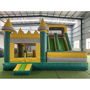 Équipement de location pour fêtes : Château gonflable commercial, structure gonflable électrique avec double toboggan aquatique, <span class=keywords><strong>à</strong></span> <span class=keywords><strong>vendre</strong></span> - Product Image 4
