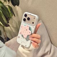 Coque de téléphone mignonne style Ins Starphone, compatible avec Apple iPhone 17 Pro Max, coque de téléphone premium pour téléphones de petite taille 15 Pro, antichoc 16 Pro