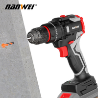 Perceuse sans fil 20V avec vitesse variable, mandrin et embout sans clé pour le métal, le bricolage et l'usage domestique, alimentation par batterie, personnalisable OEM