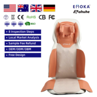 Coussin de massage portable pour avion - Coussin de siège vibrant pliable et compact pour massage manuel