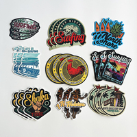 Étiquette d'impression de logo de marque résistante aux UV autocollants imperméables en vinyle autocollants découpés en vinyle PVC autocollants de logo personnalisé