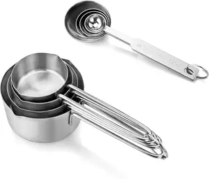 En iyi fiyat ile sıcak satış yüksek kaliteli mutfak araçlar paslanmaz çelik ölçüm fincan
