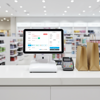 Système de point de vente à double écran tactile Hopestar nouvelle génération 15 pouces |   Android/Win OS : Révolutionnez les transactions et l'engagement client