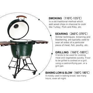 SEB KAMADO Komodo Smoker <span class=keywords><strong>Barbacoa</strong></span> de cerámica Stalas Parrilla Acero <span class=keywords><strong>Barbacoa</strong></span> Parrilla de carbono Parrilla Kamado - Product Image 4