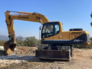 Equipo de excavadora de ruedas Hyundai 210W-9t con neumáticos originales Estado original 2310W-9s 210w-7 Construcción usada - Product Image 3