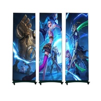 Affiche LED personnalisée intelligente portable pour extérieur Écran LED P1.86 P2 P2.5 pour centre commercial Publicité