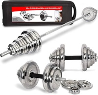 Haute qualité personnalisable Gym Fitness barre d'haltères poignée d'haltère unisexe anti-dérapant poids réglable fer pour un usage domestique
