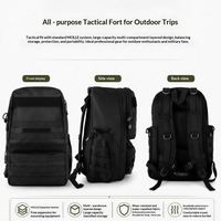 Sac à dos tactique multi-poches imperméable et résistant à l'usure pour la randonnée en plein air, le trekking, le camping et la randonnée