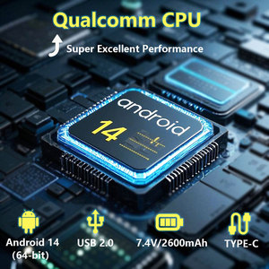 Xách tay Android 14 máy in cho trực tuyến đặt hàng thực phẩm quản lý di động cầm Tay POS thiết bị đầu cuối với máy in - Product Image 4