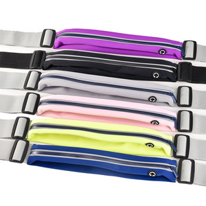 Outdoor Sports Waist Pack With Cell Phone Pocket Waterproof Adjustable <b>Elastic</b> <b>Belt</b> For Running Fitness Cycling Hiking - Product Image 3