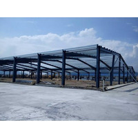 Plano de Construcción de Fábrica Moderna, Nuevo Almacén Hecho con Estructuras de Acero