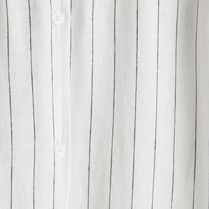 Designer <b>Summer</b> High Quality Casual Loose Striped <b>Shirts</b> Custom Soft 100% <b>Linen</b> <b>Shirts</b> - Product Image 6