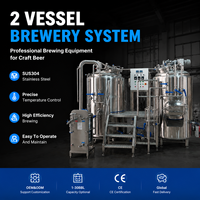 Équipement de brassage artisanal 100L 200L, équipement pilote, cuve de mashing, cuve de fermentation