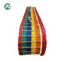 Cercueil en saule arc-en-ciel tissé à la main, style européen, biodégradable, écologique et personnalisable pour adultes, plusieurs tailles et couleurs