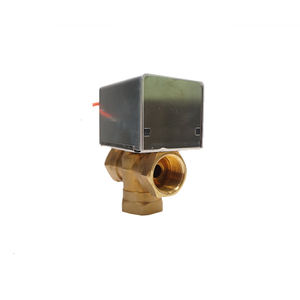 Winvall Ventilateur Bobine Jusqu'à Commande Électrique Thermostatique <span class=keywords><strong>3</strong></span> <span class=keywords><strong>Voies</strong></span> <span class=keywords><strong>Vanne</strong></span> Ressort Retour <span class=keywords><strong>Vanne</strong></span> À Bille Dn15 DN20 DN25 Vannes Zone Motorisées - Product Image 3