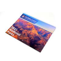 Services d'impression de calendriers muraux publicitaires avec logo personnalisé et motifs traditionnels