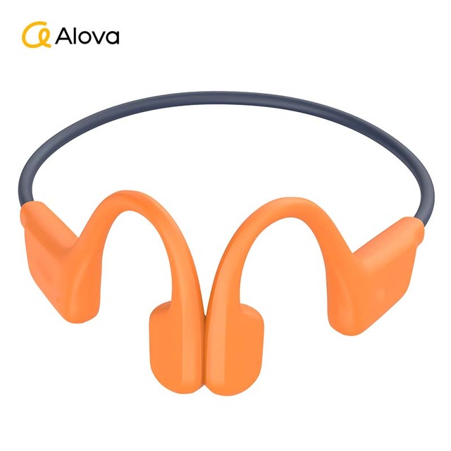 ALOVA Factory OEM Custom Logo IP68 Wireless Headphone Bluetooth Swimming Earphone Bone Conduction Earbuds