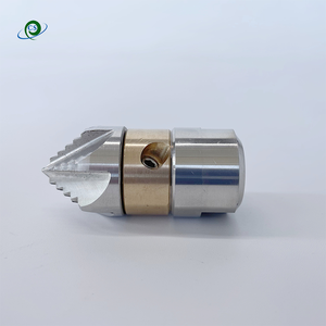CS Good Quality 3/8" M22 Female Stainless Steel <strong>Roots</strong> Cut Nozzle <strong>Spray</strong> Rotating 15-40L Sewer Pipe Drain Cleaning Nozzle - Product Image 4