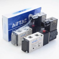 Vanne pneumatique directionnelle AirTAC 5 voies 2 positions 4V210-06 4V210-08, électrovanne 3V210-06 3V220-06, pièces pneumatiques