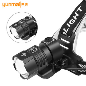 Linterna frontal Yunmai XHP90 LED recargable de 2000 mAh, luz giratoria para pesca al aire libre - Product Image 1