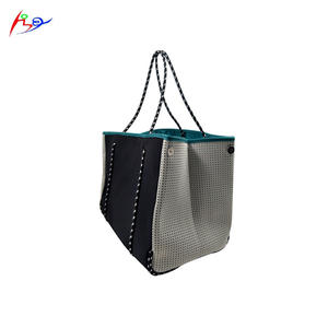 Vacaciones de Playa Grande bolsa de cuerda de neopreno impermeable bolso <span class=keywords><strong>para</strong></span> las mujeres de neto de la bolsa - Product Image 1