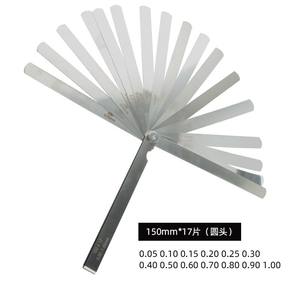 מד עובי משולב 32 צלעות, מד מרווח, 0.04-0.88 מ\\\"מ, מטרי ואימפריאלי, עם תפס פליז - Product Image 1