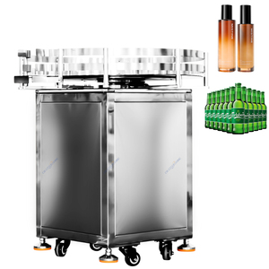 Mesa desenredadora de botellas semiautomática Jianfeng, mesa giratoria desenredadora para botellas de plástico - Product Image 5