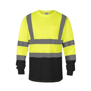Camisetas de Seguridad de Alta Visibilidad Tipo R de OSHA, Uniformes de Trabajo de Clase 3, Manga Larga, Protección Solar - Product Image 2