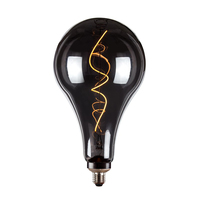 Ampoules LED à filament de grande taille personnalisées pour la décoration de la maison, 220v 120v 4w, lampe spirale rétro, ampoules Edison incandescentes