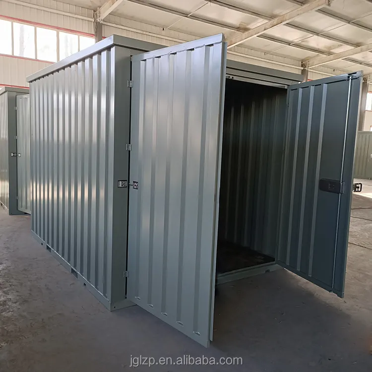 20ft Container With Roller Shutter Sides Opening Door wheels easy move Shipping Container Self Storage