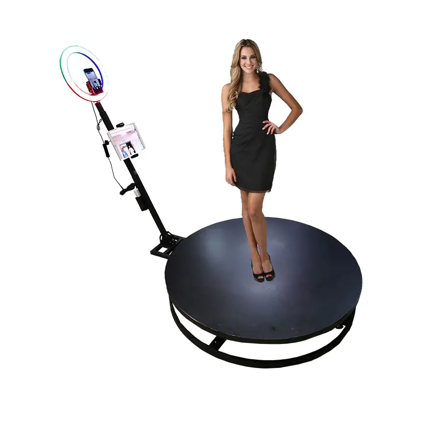 Revolve 360 Video Booth Stand Automatisch rotierender 360 Kiosk Photo booth Spinning 360 Photo Booth
