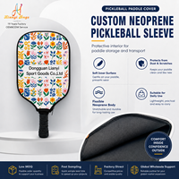 Ensemble d'accessoires personnalisés pour pickleball : Housse de raquette, pochette à balles, bandeau avec logo pour articles promotionnels de club, pour commandes personnalisées, fabricant