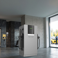 Vente d'usine Wolun Station de recharge rapide DC 120KW Chargeur EV commercial CCS2 CHAdeMO GB/T OCPP1.6J IP54 Certifié CE RFID