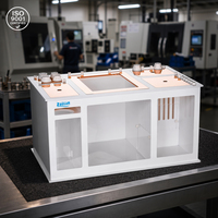 Sump d'aquarium d'eau salée en acrylique sur mesure, conception modulaire silencieuse avec débordement, adapté aux réservoirs de poissons et de coraux, prend en charge l'OEM