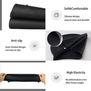 <span class=keywords><strong>Bonnet</strong></span> <span class=keywords><strong>de</strong></span> <span class=keywords><strong>bain</strong></span> en silicone imperméable <span class=keywords><strong>de</strong></span> haute qualité - Conception unisexe douce et confortable pour enfant - Product Image 4