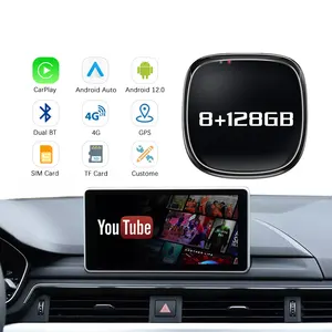 Applepie CarPlay Ai BOX แอนดรอยด์13 8G + 128G/4G + 64G ไร้สาย Apple Car Play Android กล่องอัจฉริยะขนาดเล็ก