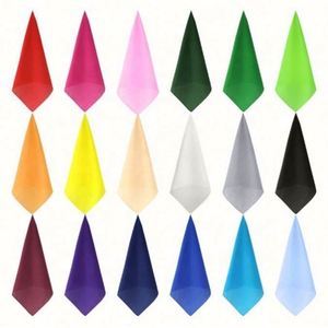 Custom square Cotton Printed <b>Small</b> Handkerchief Cotton Polyester square Bandana for Outside Sport - Product Image 4