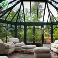 Serre en aluminium de style victorien Pavillon de jardin Gazebos Glass Wedding Glass House