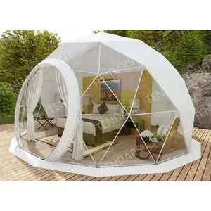 Wholesale Waterproof 12m Geodesic Dome Tents For Events Dome With Clear Window Modern Camping