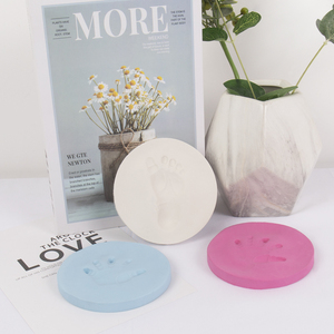 Kit de Arcilla para Huellas de Manos y Pies de Bebé, Recuerdo para Recién Nacidos, Regalo para el Día de los Cien Días - Product Image 4