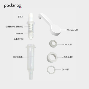 360° rotating nozzle, 38-tooth press-type pump head — press nozzle <b>plastic</b> pump head, large/<b>drum</b>-pack press pump head - Product Image 4